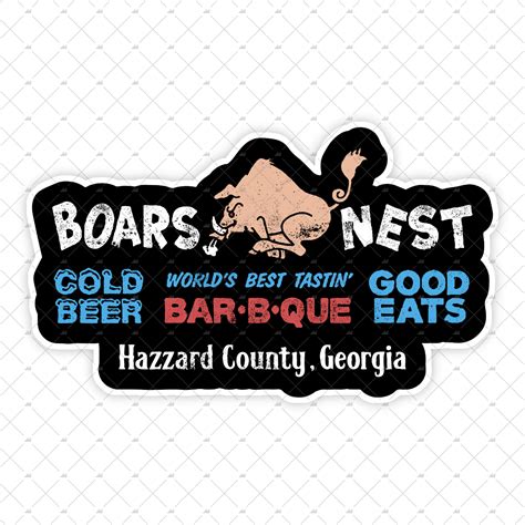Boars Nest - Sticker – m00nshot