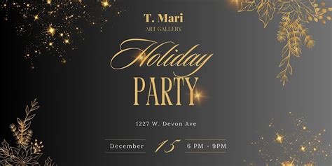 T. Mari Gallery Holiday Party, 1227 W Devon Ave, Chicago, IL 60660-1403 ...