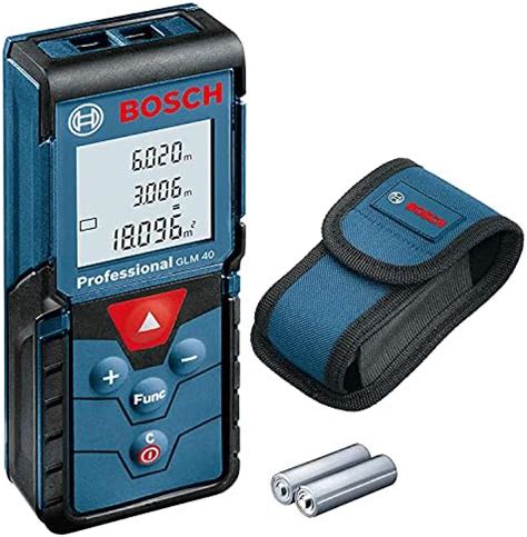 BOSHC GLM 40 PROFESSIONAL Digital Laser Measure With 2 Batteries ...