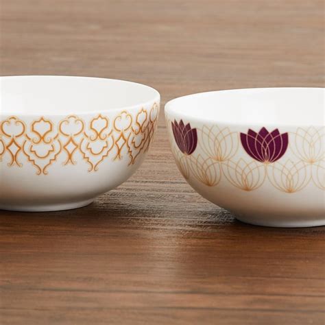 Buy Mandarin Printed Bone China Katoris - Set Of 4 Pcs. from Home ...