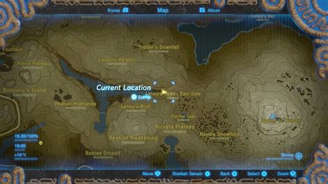 All Memory Locations In The Legend Of Zelda: Breath Of The Wild ...