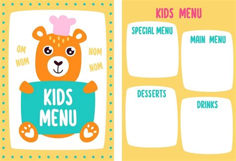 Kids menu Images - Free Download on Freepik