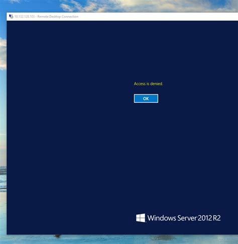 Image result for Windows RDP Access Disabled Message