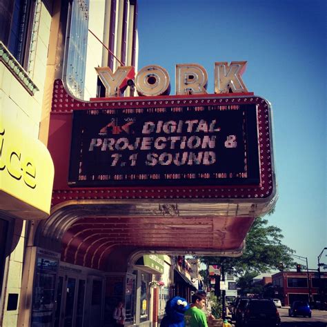 Classic Cinemas York Theatre Marquee | Neon signs, Cinema, Theatre