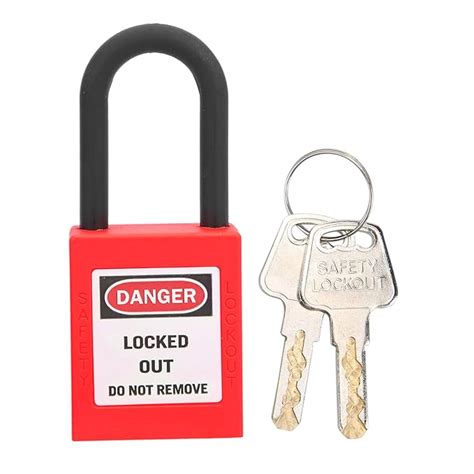 38mm Lockout Tagout Locks Loto Padlock Nylon Industrial Engineering ...