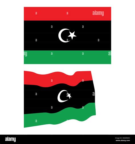 Libyan flag representing national hi-res stock photography and images - Alamy