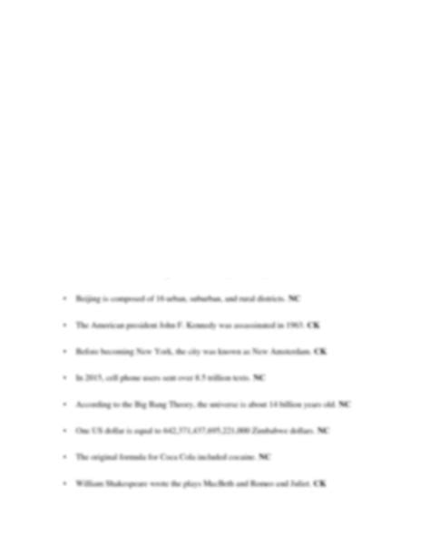 Image result for Common Knowledge Test