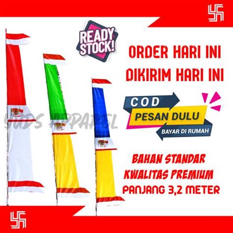 Jual BENDERA UMBUL UMBUL BANDIR / bendera / merdeka / 17 agustus ...
