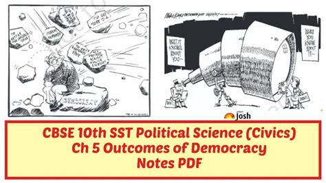 CBSE Class 10 Social Science (Political Science) Chapter 5 Outcomes of ...