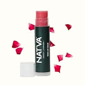 Buy NATVA Beeswax Lip Balm with Rose Oil - 5gm | With Organic Beeswax ...