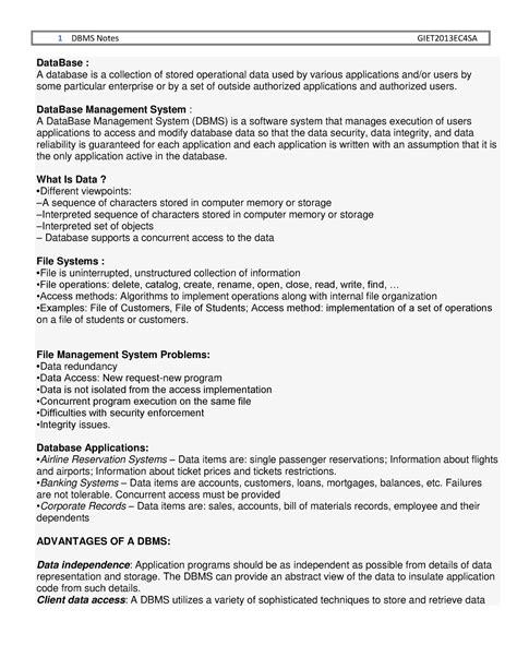 009413646 - Best of luck for your paper - DataBase : A database is a ...