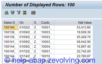 SALV Show Count of Displayed Records