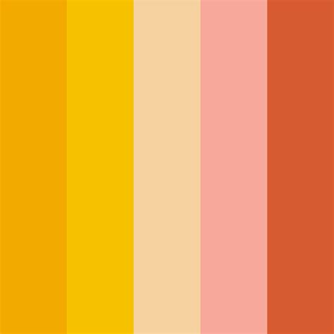 Sunset Orange Color Palette - ColorDrop