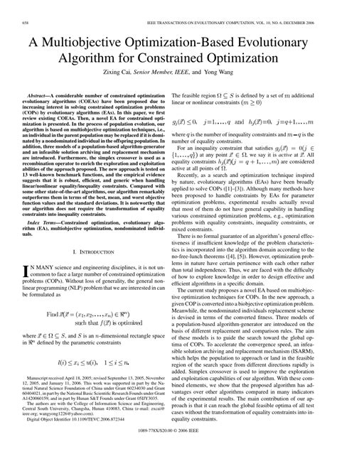 Multi-Objective Optimization Engineering Evolutionary Algorithm Deb 的图像结果