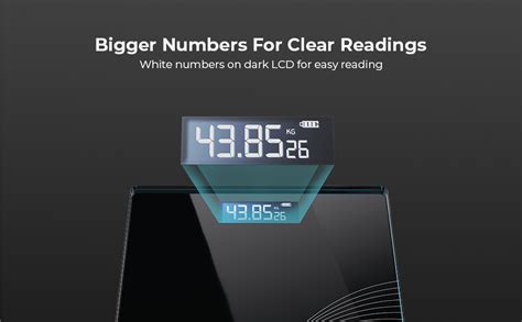 beatXP Wave Weighing Machine with Backlit LCD Panel & 6mm Thick ...