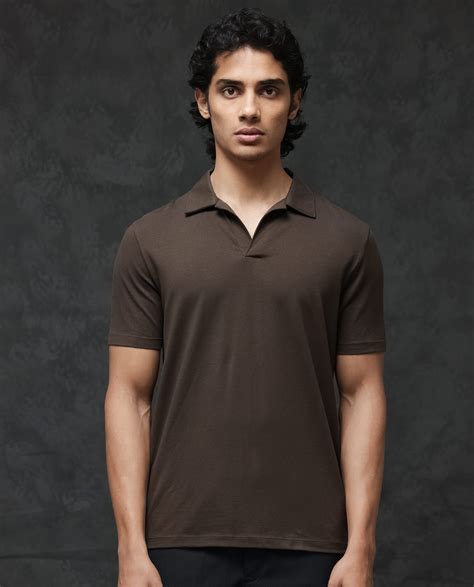 Rare Rabbit Men's Krib 2 Dark Olive Cotton Blend Plain Regular Fit Hal