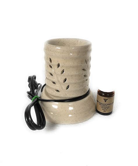 RKS Aroma White Diffuser for Home India Ceramic Clay Candle Operated ...