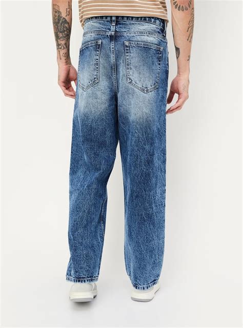 Buy Men Washed Loose Fit Jeans Online at just Rs. 1499.0 ...