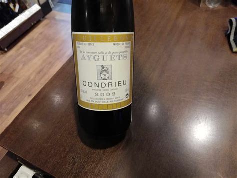 CONDRIEU "AYGUETS" RECOLTE TARDIVE 2002 YVES CUILLERON | YAMAUCHI-YA Wines