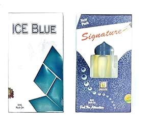 Raviour Lifestyle Ice Blue and Signature Attar Combo Each (8ml)|Best ...