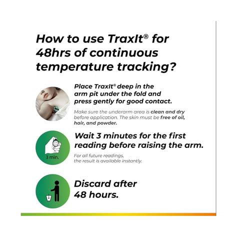 TRAXIT Wearable Children’s Axillary Thermometer – India | Ubuy