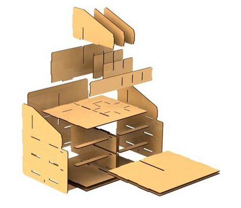 Image result for Cardboard Cubby Storage