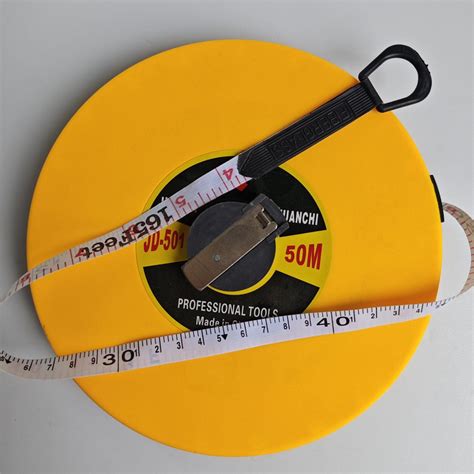 Round Shell Fiber Tape Measure Soft Measuring Tape 50m Long Soft Tape Measure - Long Tape ...