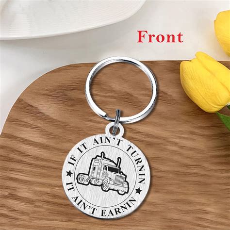 Amazon.com: Mataly Truck Driver Gifts for Men, Trucker Keychain ...