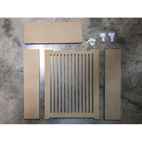 Fichman Furniture 33.5-in x 40.75-in Unfinished Radiator Cover at Lowes.com