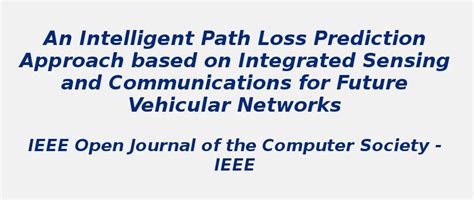 Intelligent Path Loss Prediction Approach | S-Logix