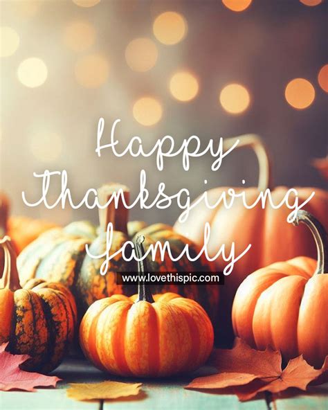 Happy Thanksgiving Family Pictures, Photos, and Images for Facebook ...