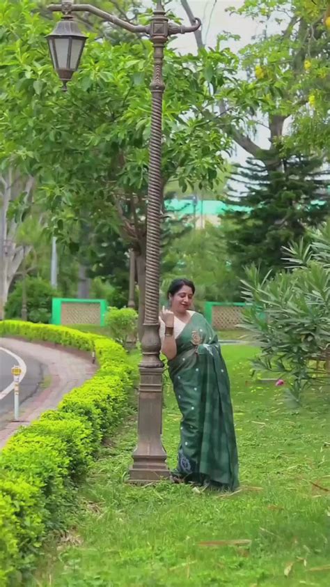 Bansbara Silk Saree Deep Moss Green Color Embroidered with running ...