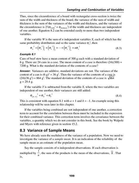 Image result for Engineering Statistics Sample PDF