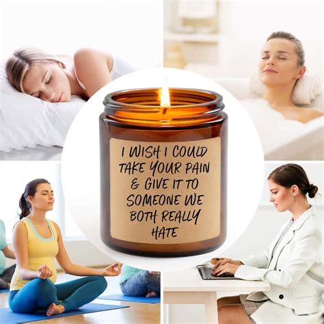 GSPY Lavender Scented Candles - Get Well Soon Gifts for Women - Get ...