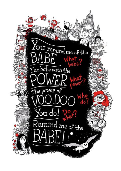 Labyrinth Movie Quote Print: Dance Magic, David Bowie (digital Print ...