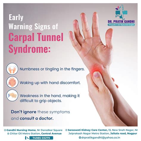 Warning Signs of Carpal Tunnel Syndrome - Dr Pratik Gandhi