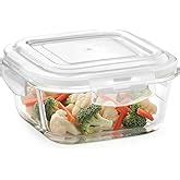 Buy Borosil Klip N Store 2pc Set of 320ml & 520ml (Square) Food Storage ...