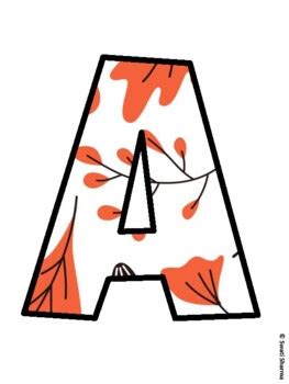 Fall, Autumn Bulletin Board Letters, Fall Hallway Display school ...