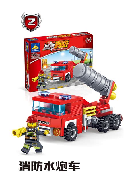 玩具世界儿童儿童拼装积木玩具80512开智4合1消防重型运输车飞机-阿里巴巴
