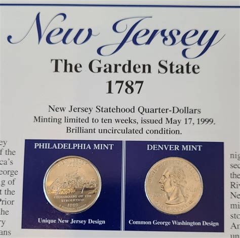 1999 New Jersey State Quarters. - Etsy