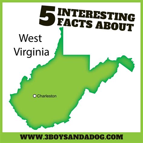 Interesting Facts about West Virginia - 3 Boys and a Dog
