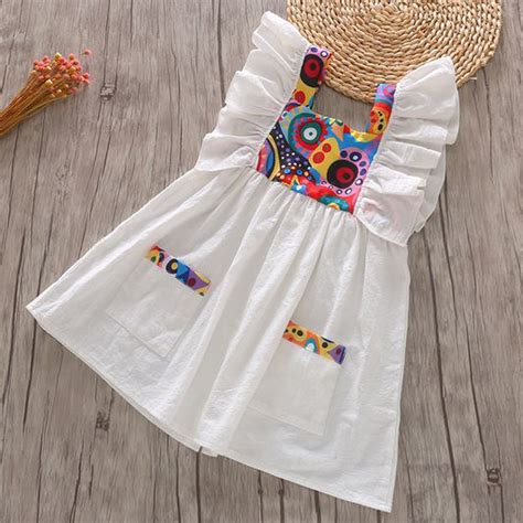 Baby Girl's Cotton White-Pocket Designer Frocks & Dresses for Kids (6 ...