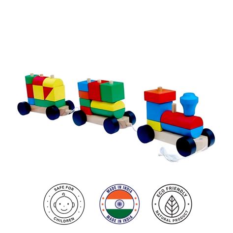 Pull Along Sorting Train - Fun Learning Toy for Kids