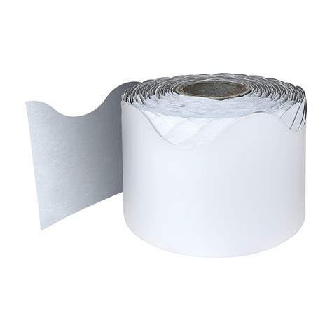 Carson Dellosa 65ft Of White Bulletin Board Borders 1 Roll | Desertcart ...