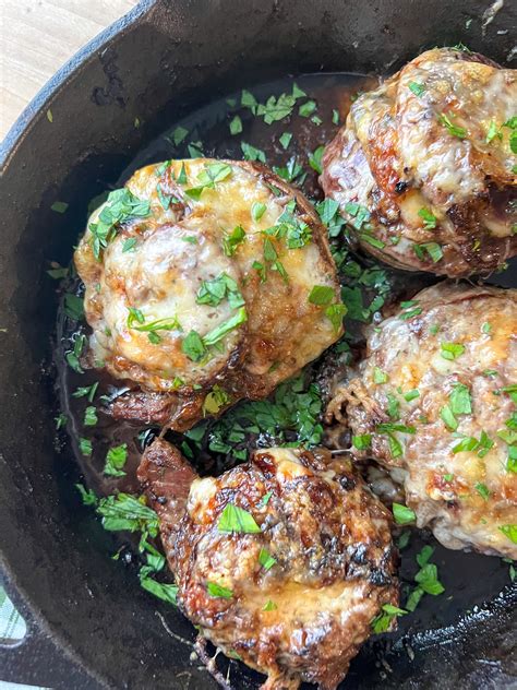 French Onion Steak Pinwheels