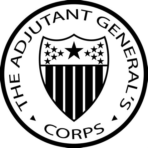 ArtStation - US ARMY ADJUTANT GENERAL,S CORPS-PATCH VECTOR FILE Black ...
