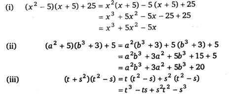 Simplify : (i) (x2 – 5)(x + 5) + 25 - CBSE Class 8 Maths - Learn CBSE Forum