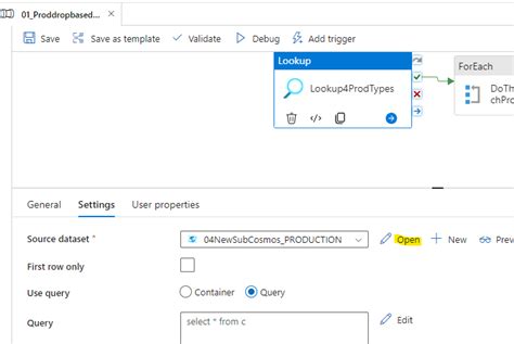Image result for ADF Cosmo DB Example