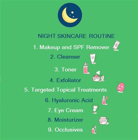 Image result for Night Time Face Routine