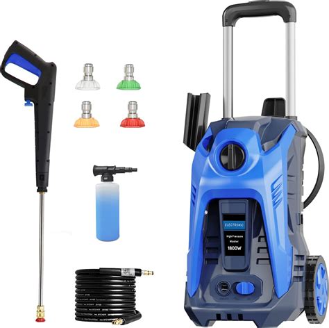 Amazon.com : Electric Pressure Washer 4800PSI-Max 2.9GPM Pressure Washer with 25 FT Hose, 4 ...